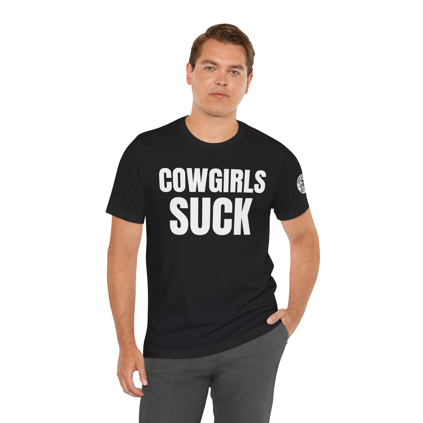 Cowgirls Suck — Dallas Rivalry Tee — product photo 10