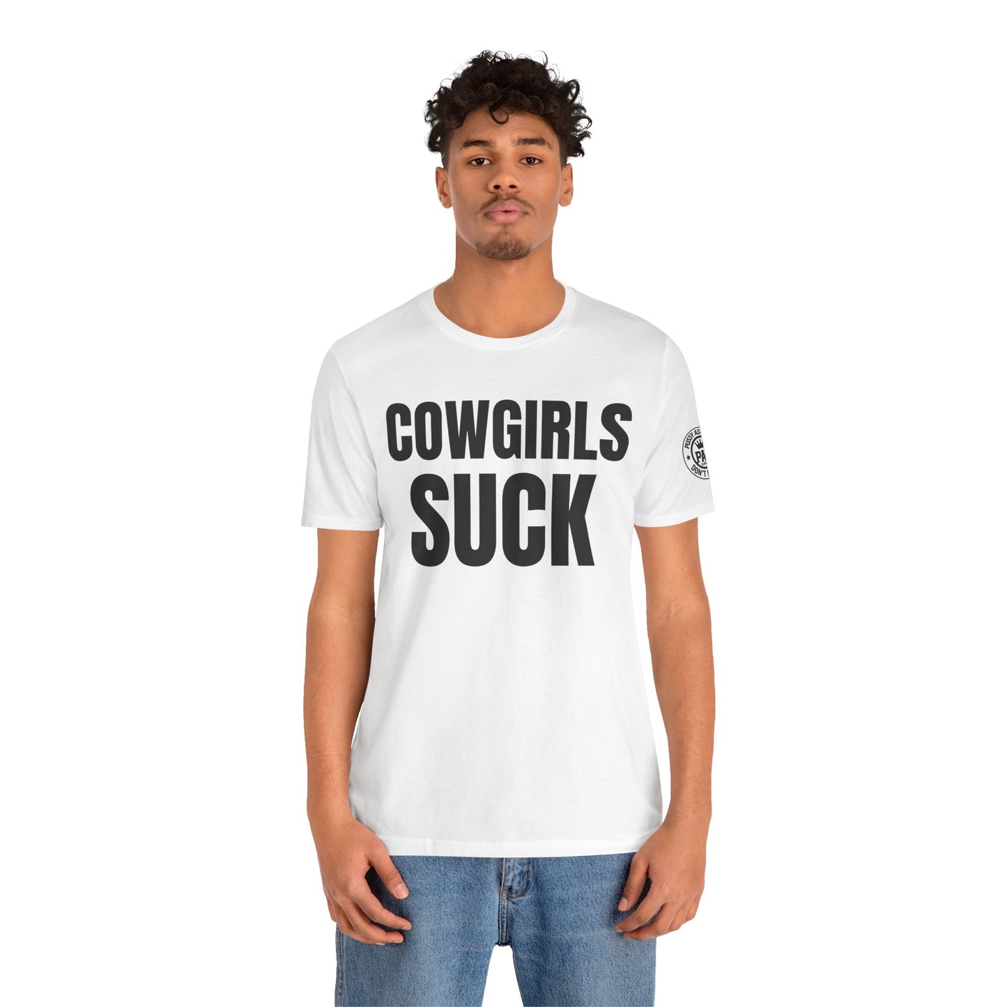 Cowgirls Suck — Dallas Rivalry Tee — product photo 7