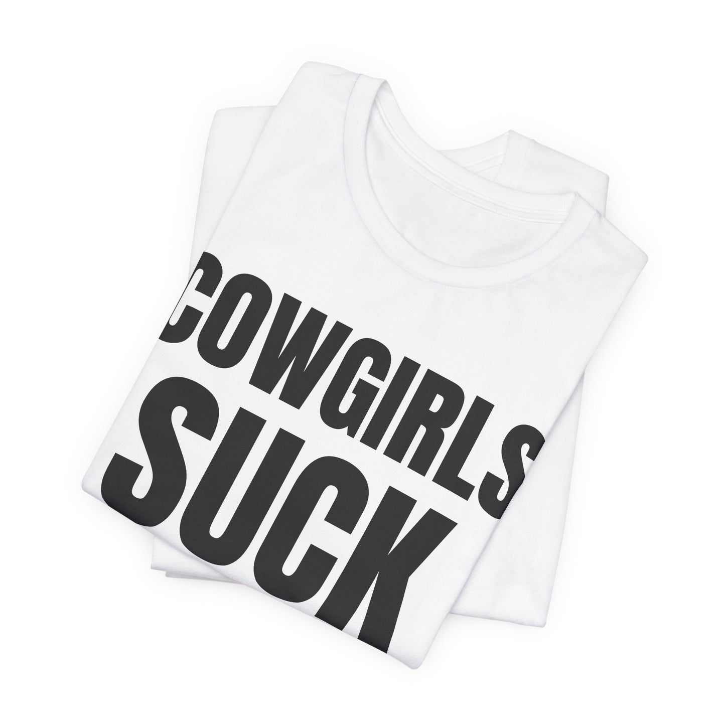 Cowgirls Suck — Dallas Rivalry Tee — product photo 4