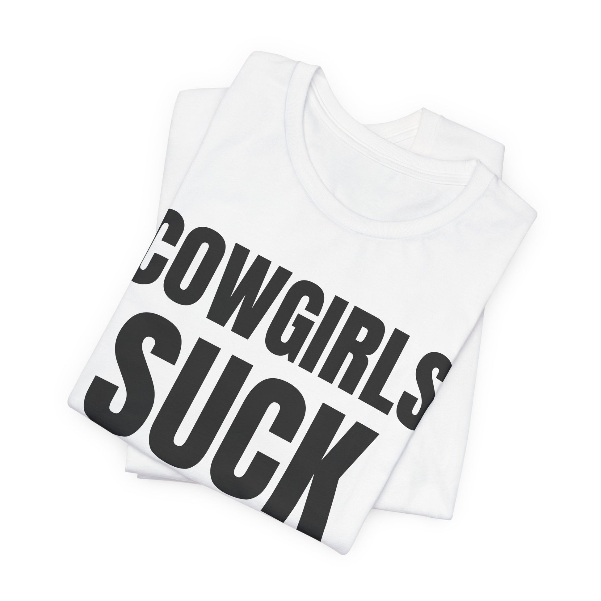 Cowgirls Suck — Dallas Rivalry Tee — product photo 4