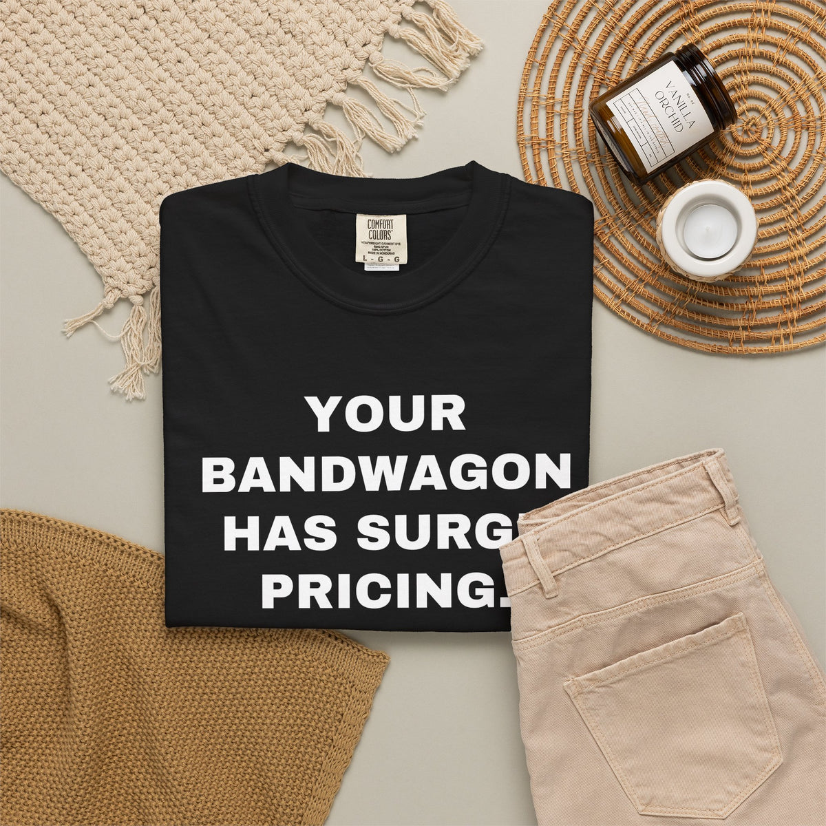Kansas City fans PAB rivalry tee — Black styled. Your Bandwagon Has Surge Pricing.
