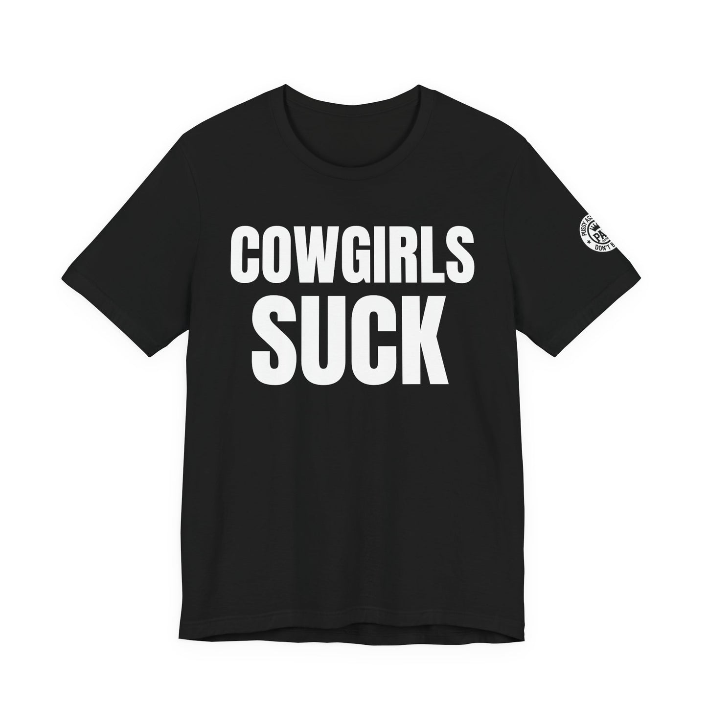 Cowgirls Suck — Dallas Rivalry Tee — product photo 1