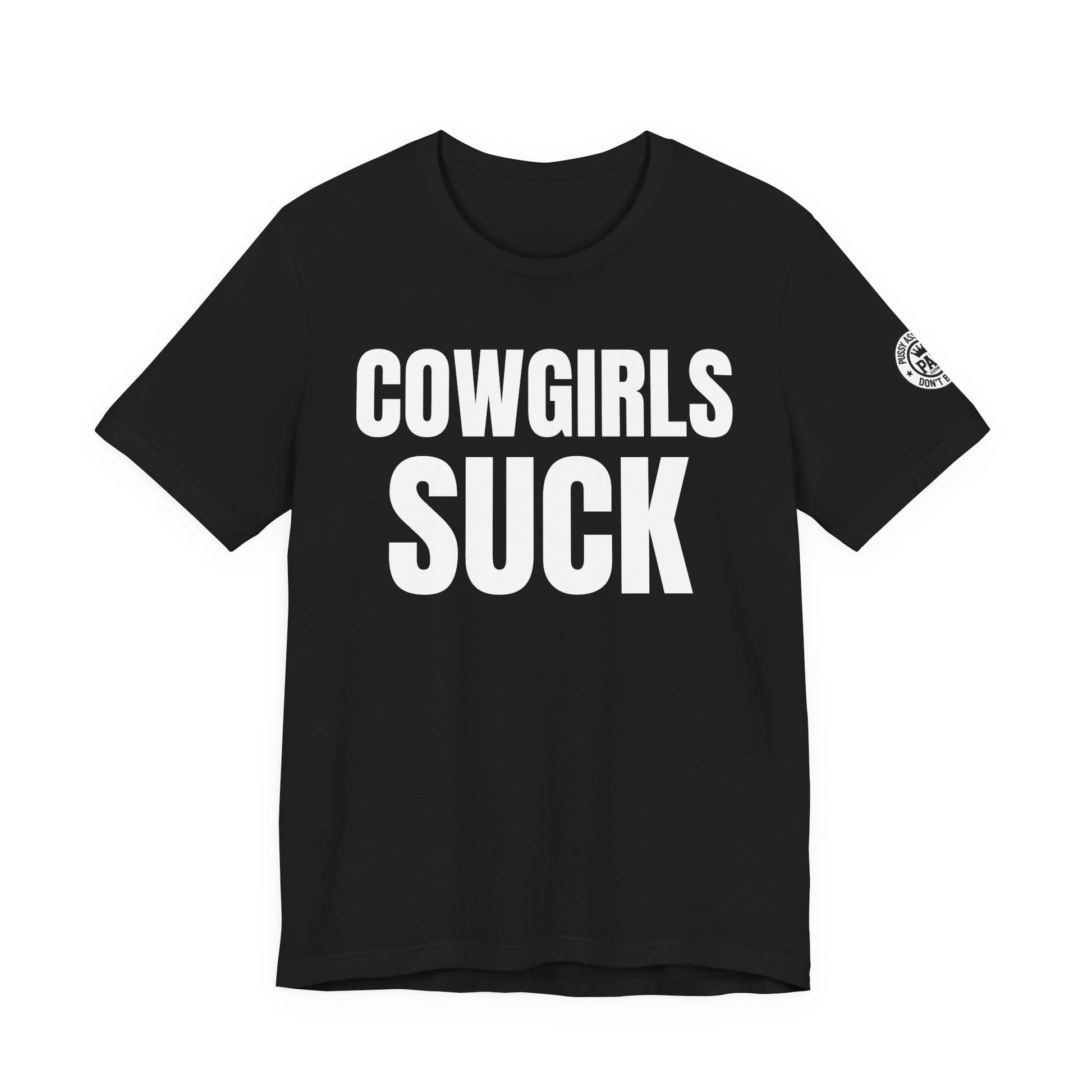 Cowgirls Suck — Dallas Rivalry Tee — product photo 1