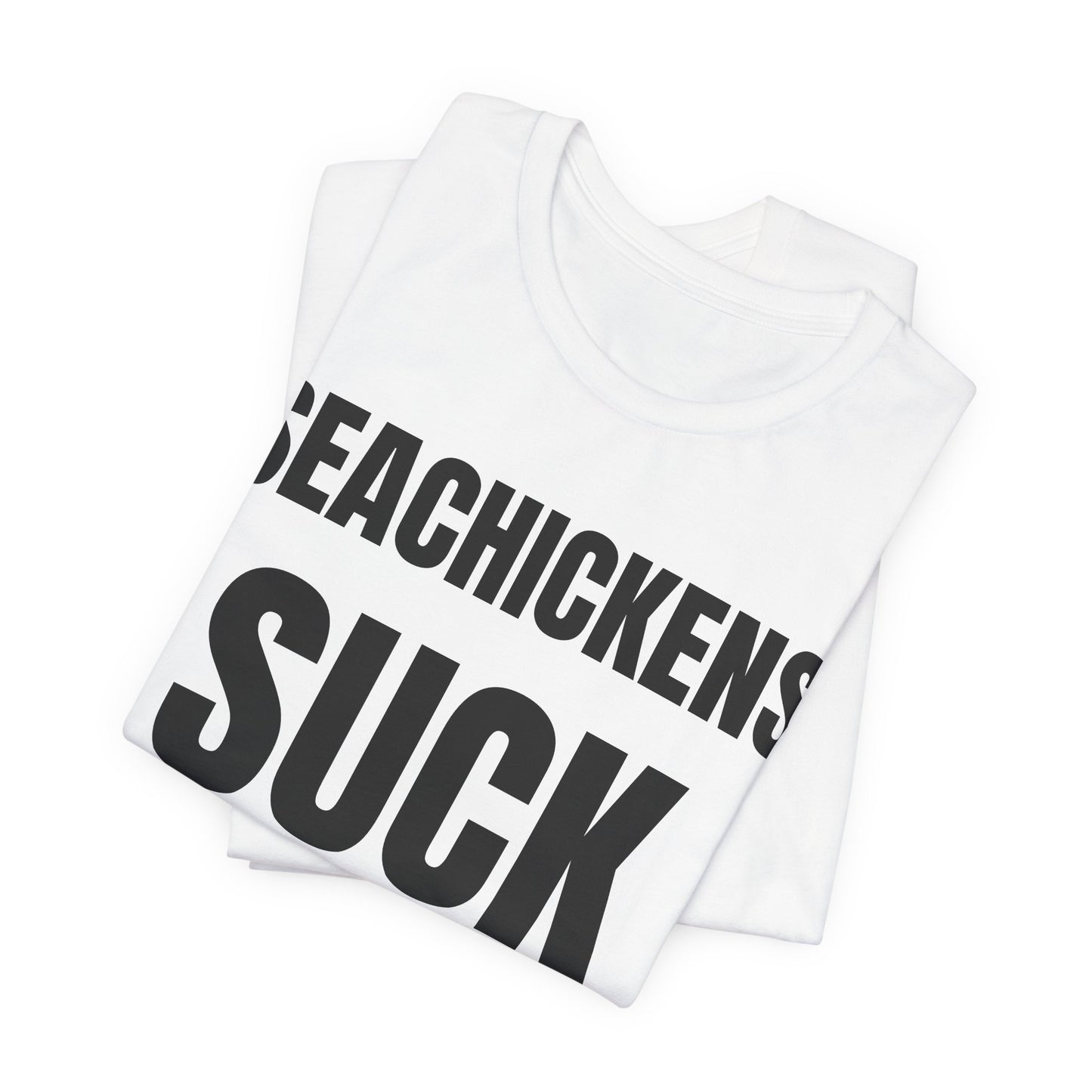 Seachickens Suck — Seattle Rivalry Tee — product photo 3