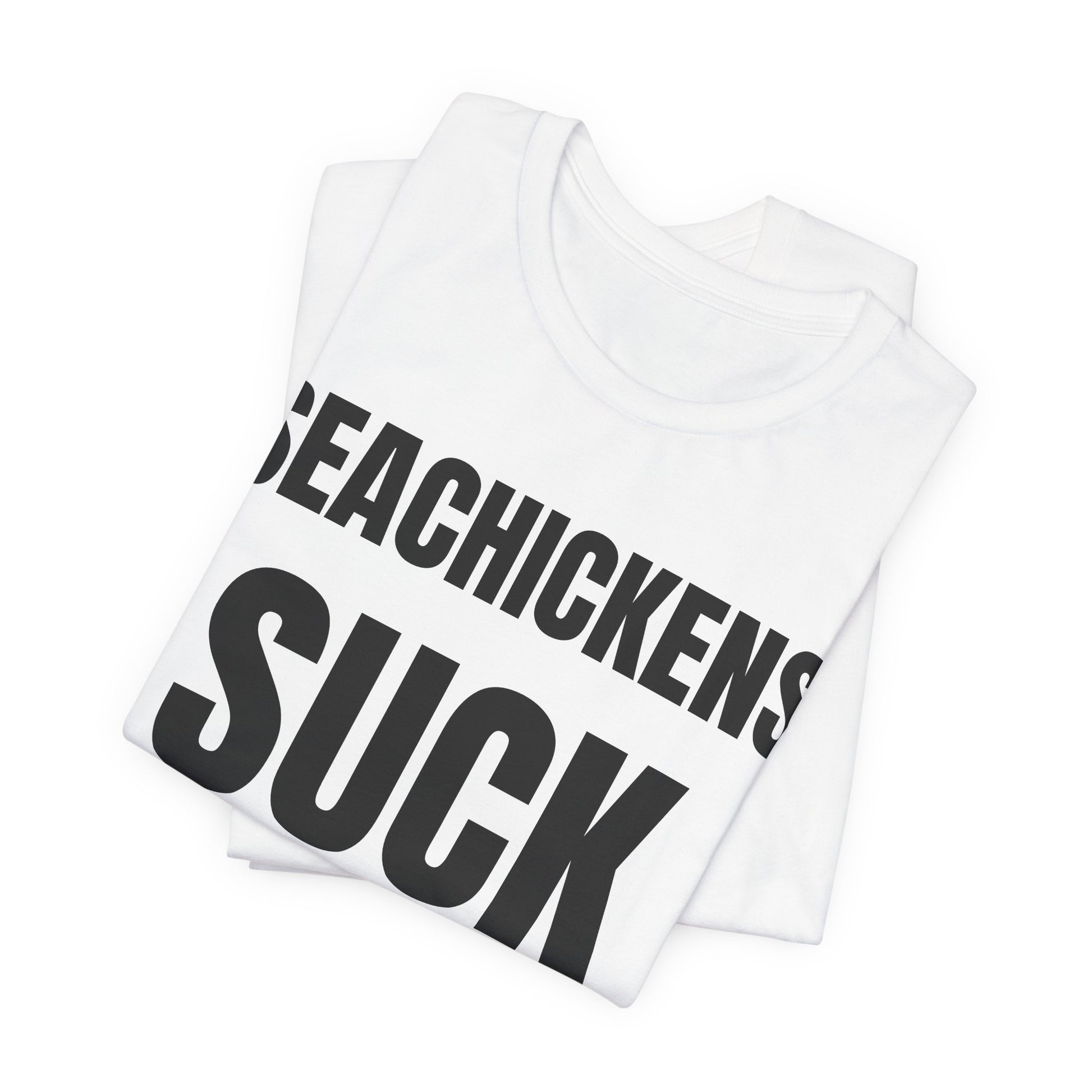 Seachickens Suck — Seattle Rivalry Tee — product photo 3