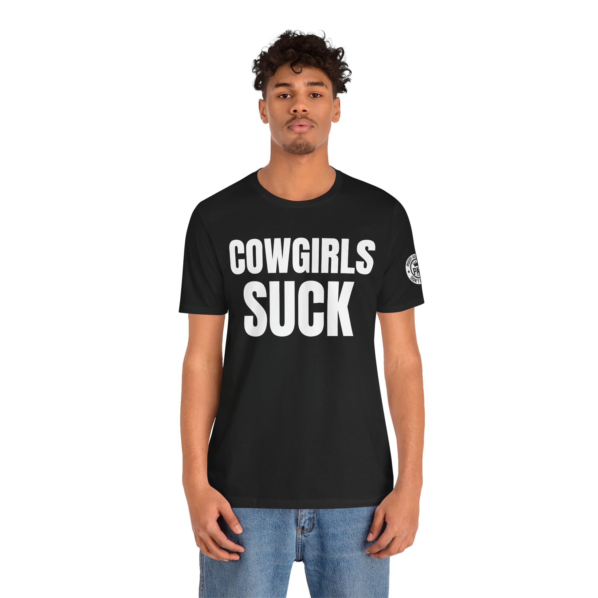 Cowgirls Suck — Dallas Rivalry Tee — product photo 12