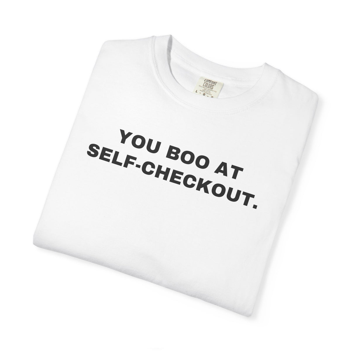 Philadelphia fans PAB rivalry tee — White folded. You Boo at Self-Checkout.