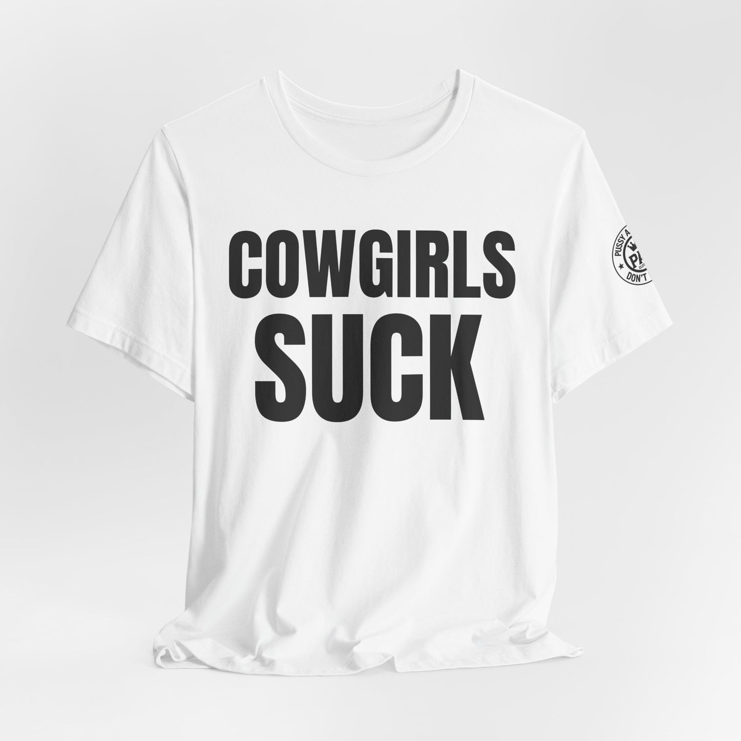 Cowgirls Suck — Dallas Rivalry Tee — product photo 5