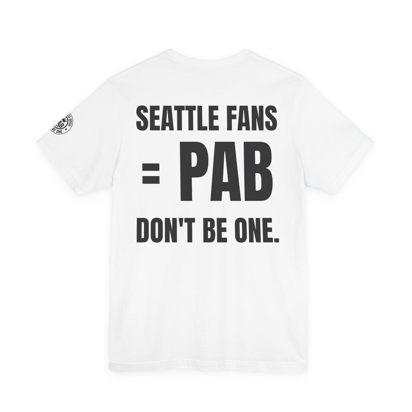 Seachickens Suck — Seattle Rivalry Tee — product photo 2