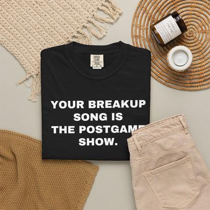 NASHVILLE FANS — YOUR BREAKUP SONG IS THE POSTGAME SHOW. — Black shirt, lifestyle front view