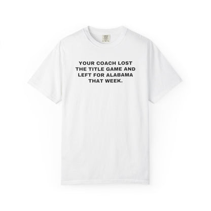 Washington Fans white shirt front mockup