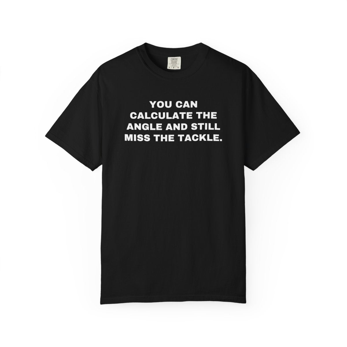 Atlanta Fans college rivalry black shirt front mockup